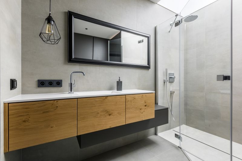 Contemporary vanity setup